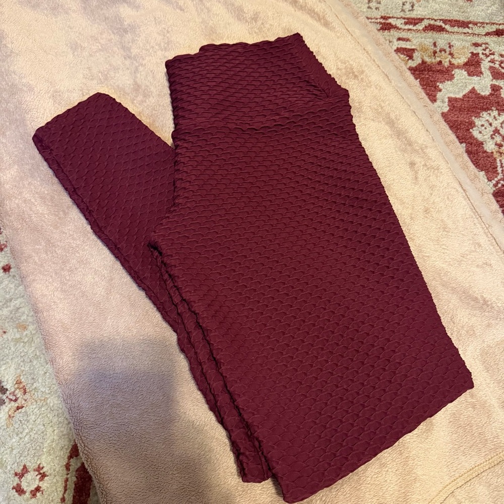 Booty by Brabants Wine Croco Leggings
